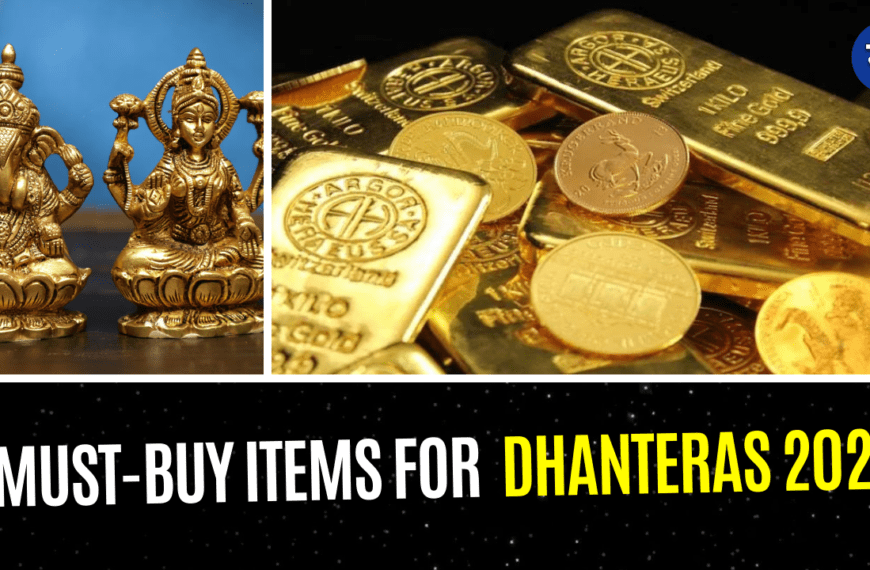 5 Must-Buy Items For Dhanteras 2023 And What Not to Buy