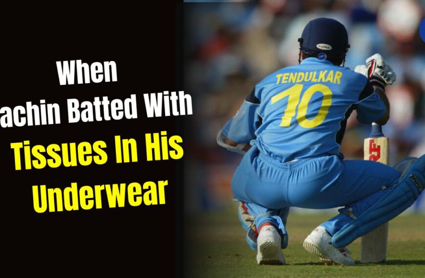 When Sachin Tendulkar Batted With Tissues In His Underwear